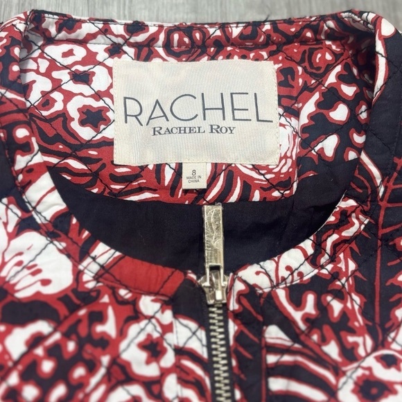 Rachel Roy Womens Printed Quilted Jacket, NWOT Size 8 - Picture 4 of 8